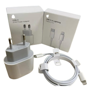 ORIGINAL -Kit Carregador Iphone turbo 20w- 100% Original- Garantia- ENVIO IMEDIAT0-SELO ANATEL