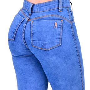 Calça Feminina Jeans Skinny Cintura Alta Com Lycra Levanta Bumbum Lançamento