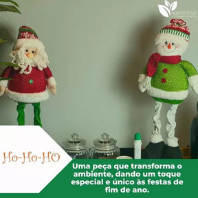 Bonecos Grandes De Natal / Papai Noel / Boneco De Neve