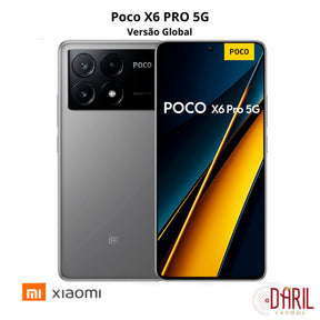 Celular Smartphone Poco X6 Pro 5G Câmera tripla de 64 MP com OIS - Xiaomi Original