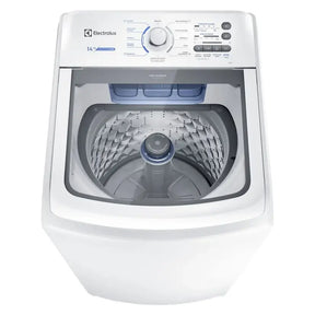 Máquina de Lavar Electrolux Essential Care 14kg Jet&Clean Cesto Inox LED14 - Branco - 110 Volts