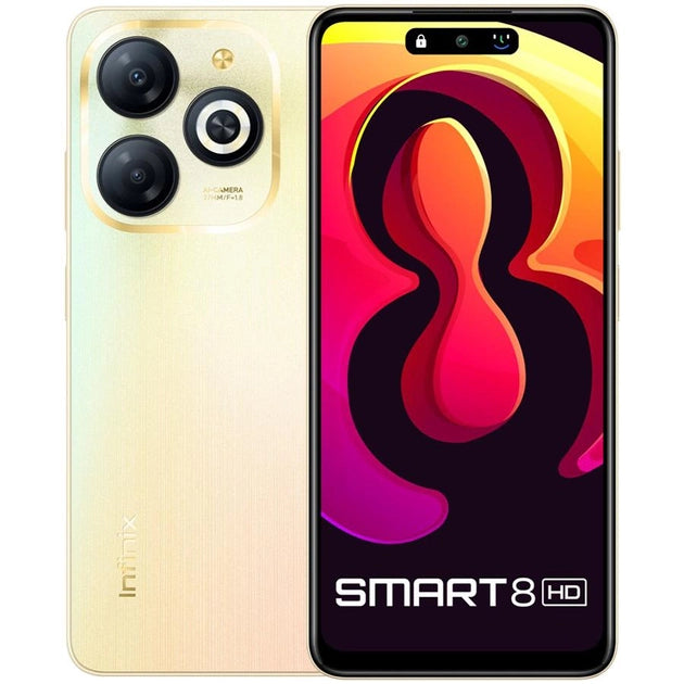 Infinix Smart 8 128GB / 4GB RAM (+4 dinâmica) 4G LTE - Bateria 5000 mAh