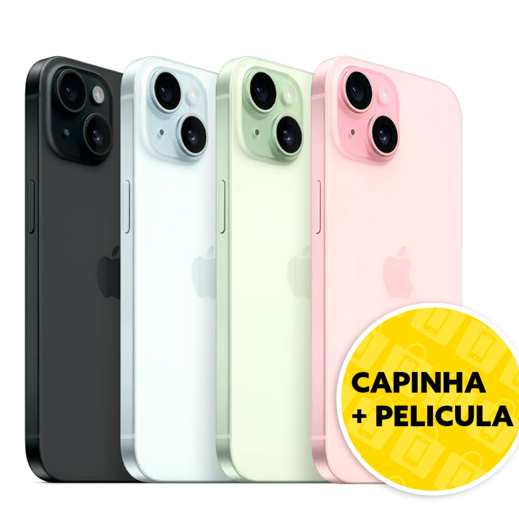 iPhone 15 128GB Lacrado com Garantia Apple de 1 ano