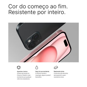 iPhone 15 128GB Lacrado com Garantia Apple de 1 ano