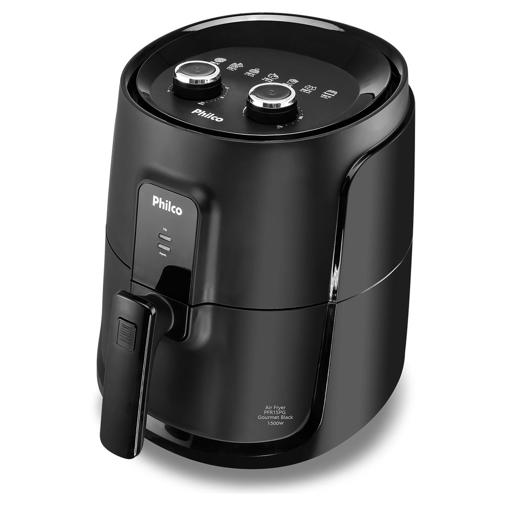 Fritadeira Air Fryer Philco PFR15PG Gourmet Black 4,4L 1500W 110V