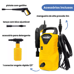 Lavadora De Alta Pressão Lav1300 Libras Vonder 1.300lbf